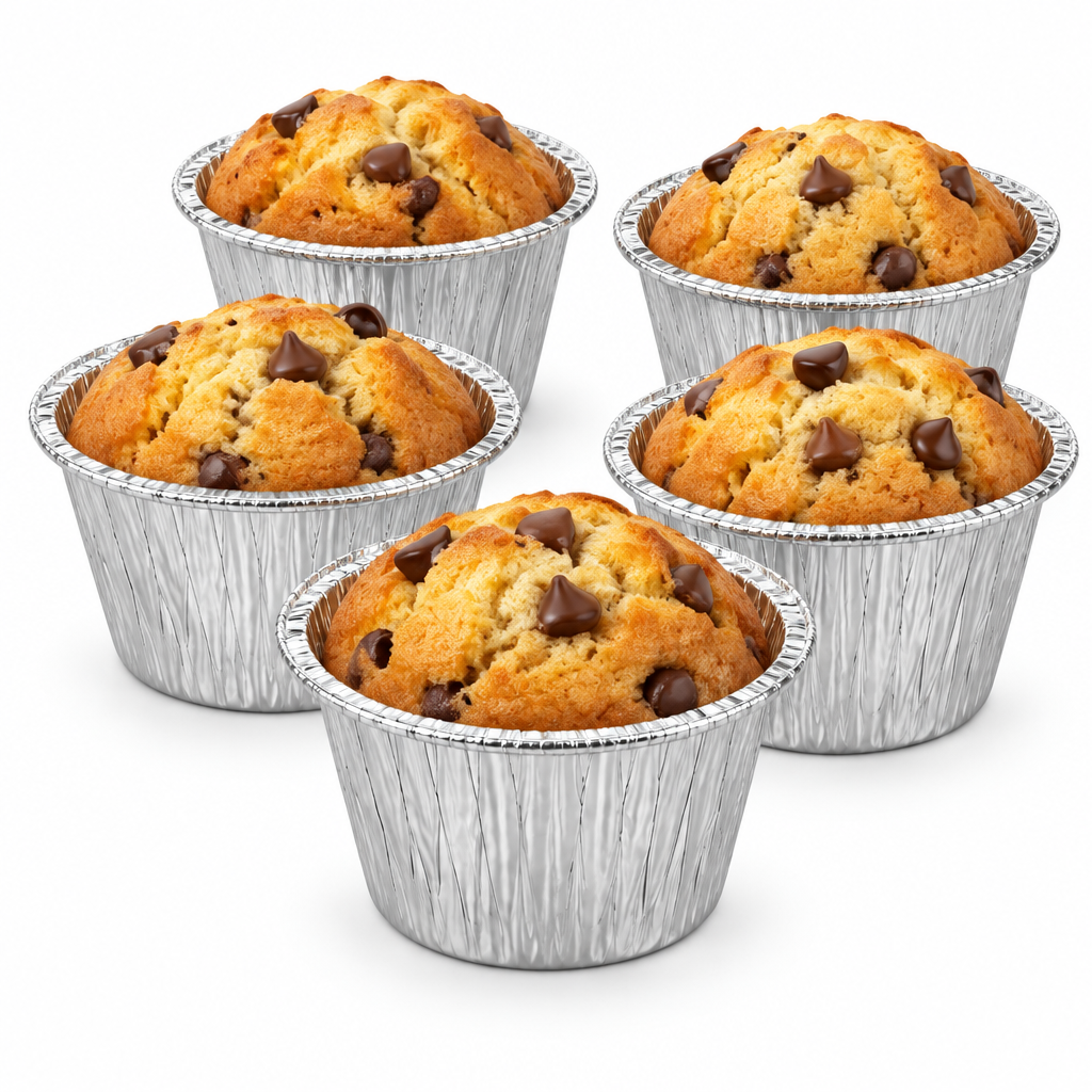 Pirottino in alluminio per muffin 100 pezzi