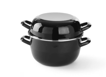 Tegame Smaltato per Mitili con Coperchio - TAVIRA