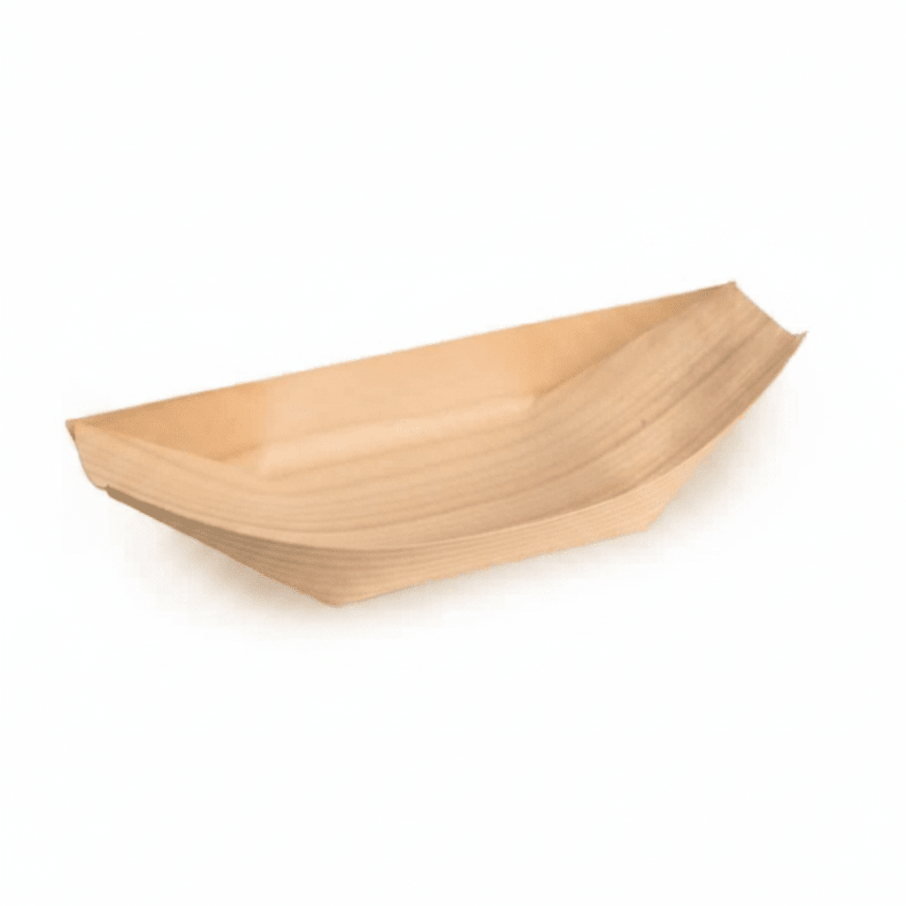 Barchette in Legno per Antipasti 250 pezzi - TAVIRA