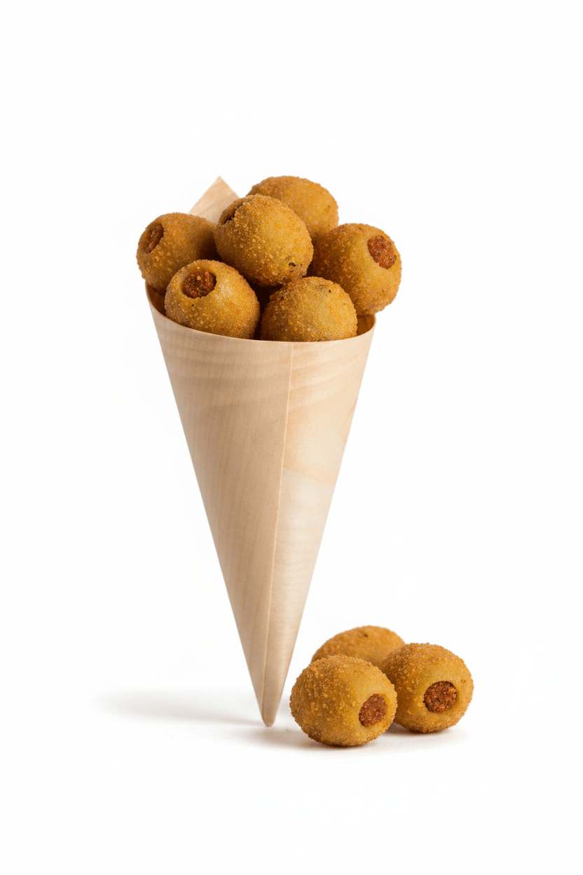 Conetti in Legno per antipasti - TAVIRA